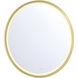 Artell 42 inch Brushed Gold LED Mirror