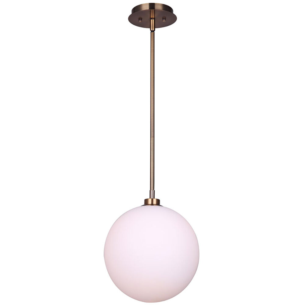 Simone 1 Light 9.75 inch Gold Pendant Ceiling Light