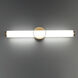 Santoro LED 25 inch Gold Vanity Light Wall Light