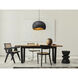 Baleia 3 Light 24 inch Black Chandelier Ceiling Light