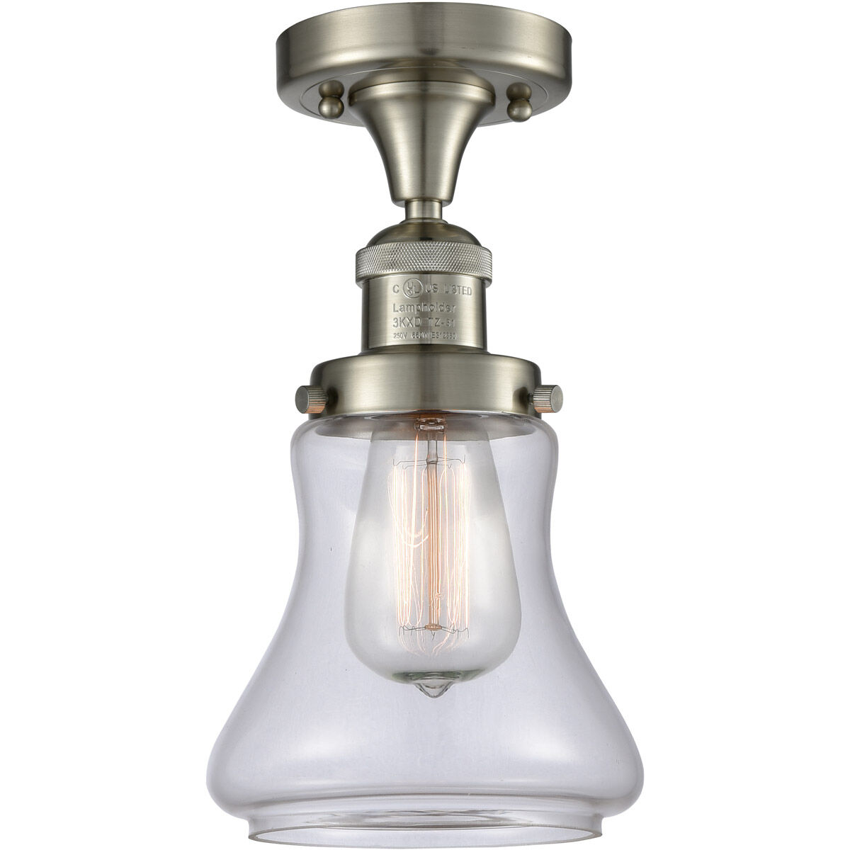 Franklin Restoration Bellmont 1 Light 6.25 inch Semi-Flush Mount