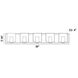 Canmore LED 34 inch Black Vanity Light Wall Light