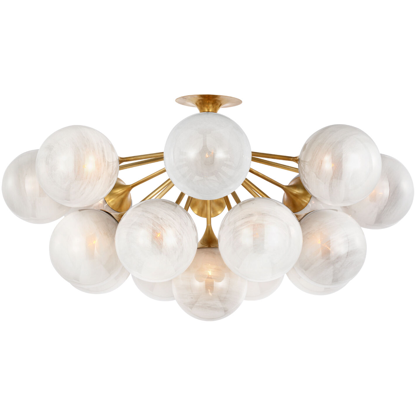 AERIN Cristol 17 Light 43.25 inch Flush Mount