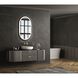 Sara 36 X 24 inch Black Mirror