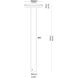 Perch 10 watt Black Outdoor Bollard