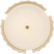 Roslington LED 23.75 inch Gold Flush Mount Ceiling Light