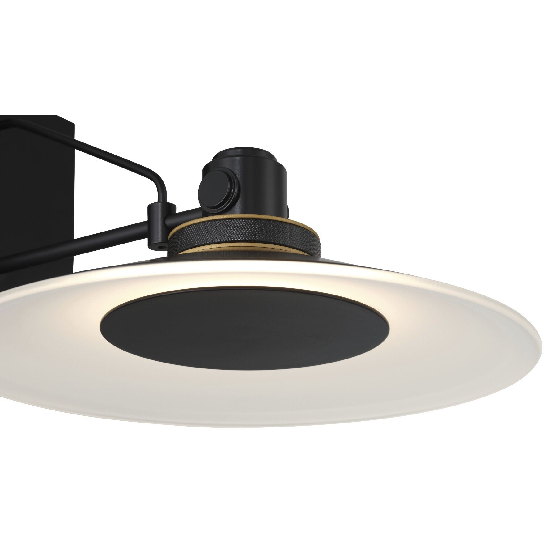 Deckard 1 Light 8 inch Gold and Black Outdoor Wall Lantern