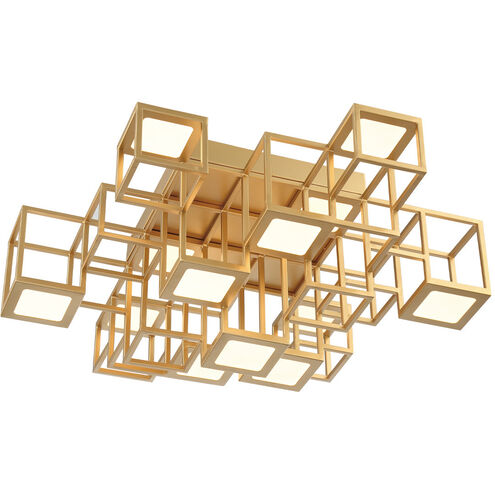 Ferro LED 24.75 inch Gold Flush Mount Ceiling Light