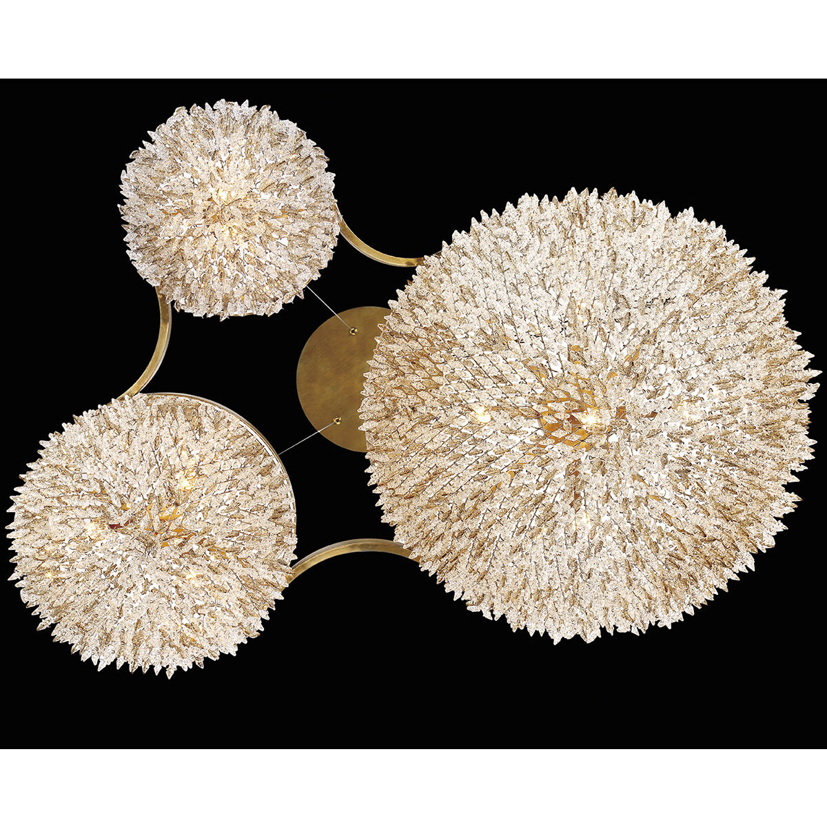 Mondo 10 Light 23 inch Antique Gold Chandelier Ceiling Light