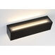 Stripe LED 2.36 inch Black Outdoor Wall Mount