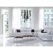 Santana LED 24 inch Black Chandelier Ceiling Light