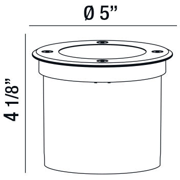 Ravanne 120V 7.00 watt Stainless Steel Outdoor In Ground