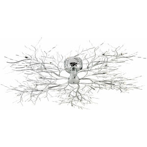 Autumn 20 Light 45 inch Chrome Flush Mount Ceiling Light