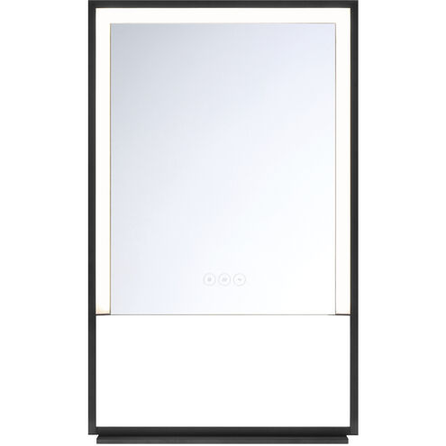 Sayora 32 X 24 inch Black Mirror