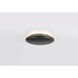State LED 1.54 inch Black Outdoor Wall Mount