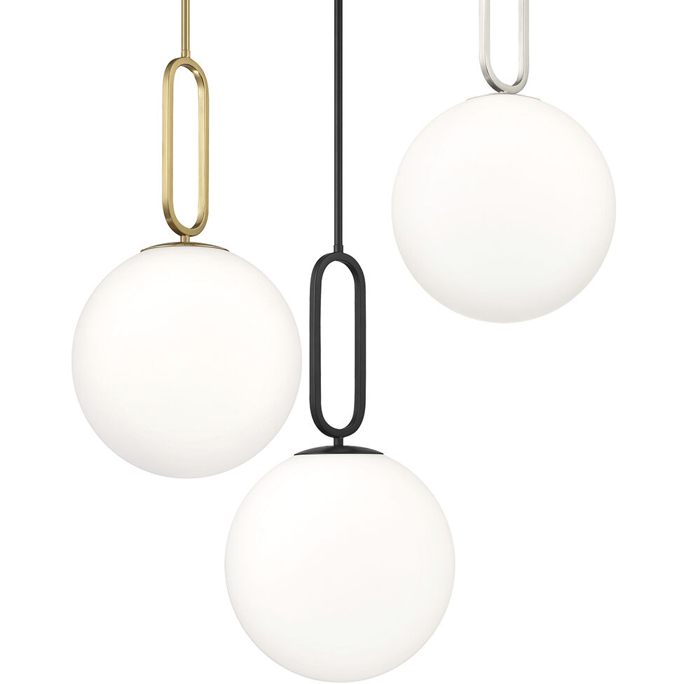 Prospect 1 Light 11.75 inch Gold Pendant Ceiling Light, Large