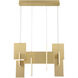 Coburg LED 14 inch Gold Chandelier Ceiling Light