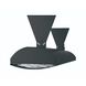 EF40 Series 9 X 8 inch Black Electric Patio Heater in Clover