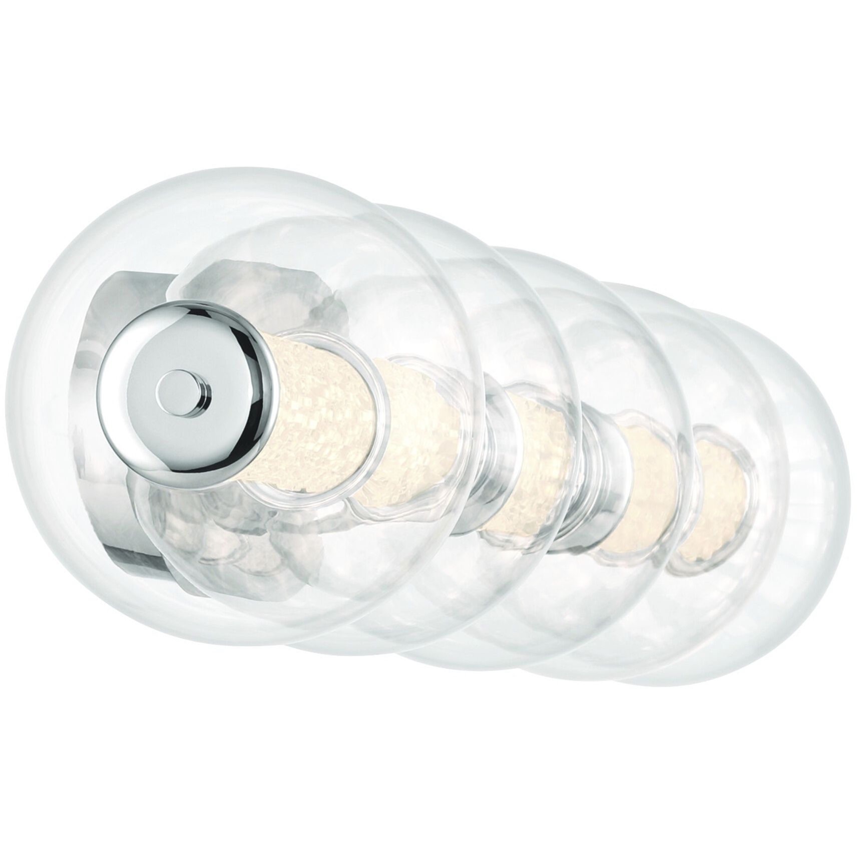 Atomo 5 Light 38 inch Chrome Vanity Light Wall Light