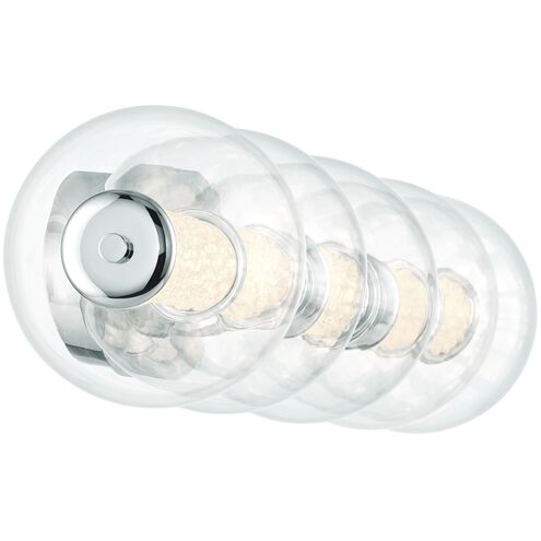 Atomo 5 Light 38 inch Chrome Vanity Light Wall Light