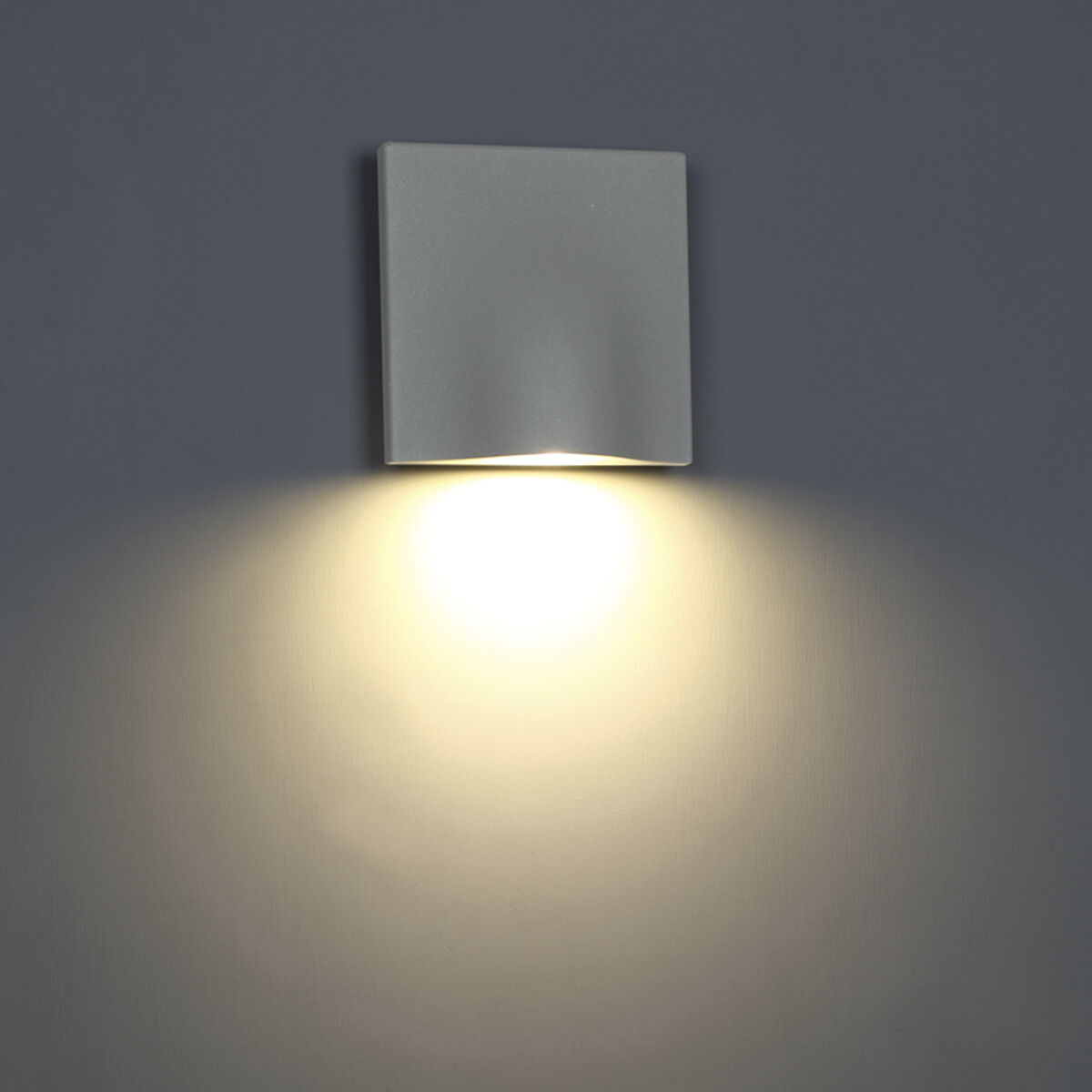 Haven LED 8 inch Marine Grey Outdoor Wall Mount