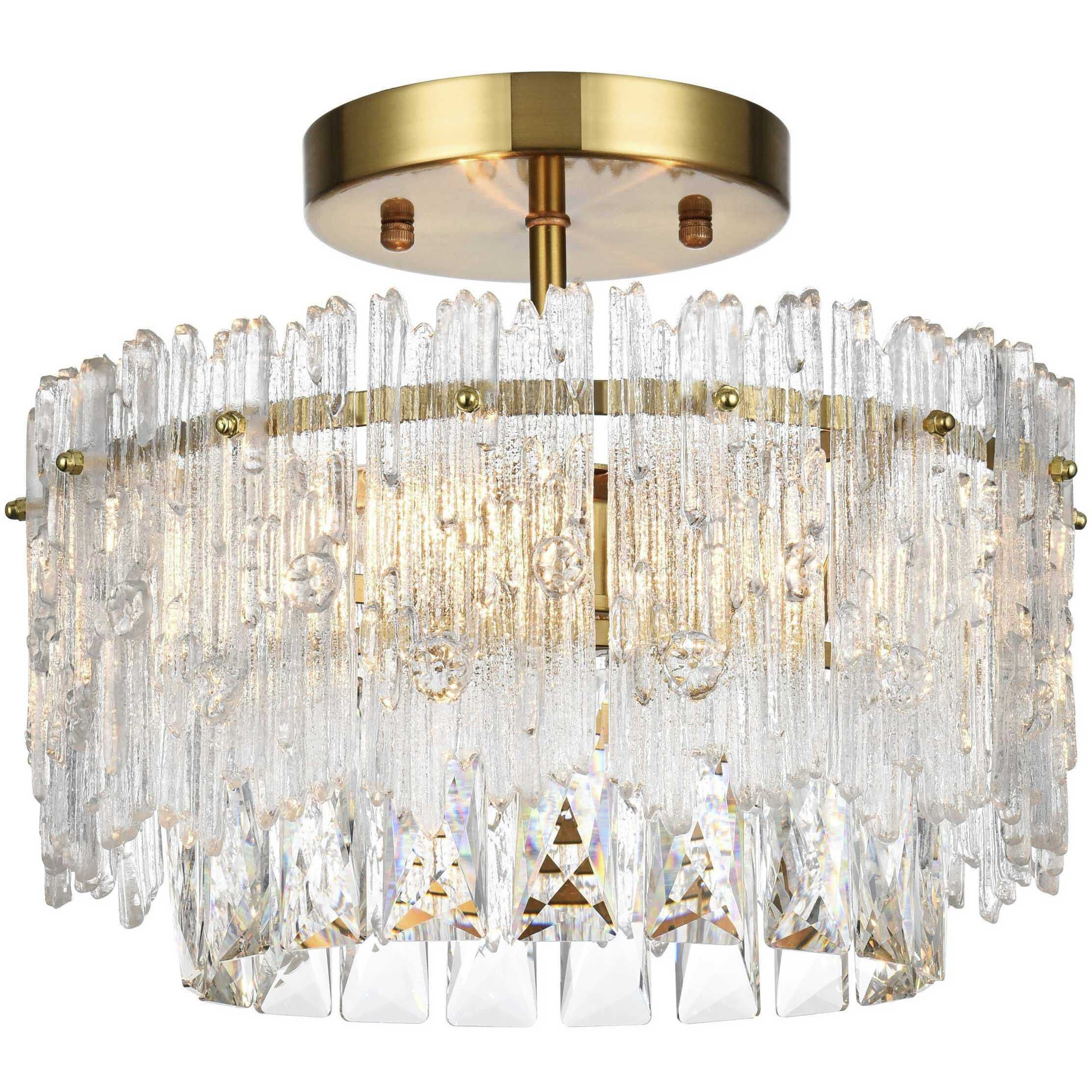 Emilia 3 Light 12.00 inch Flush Mount