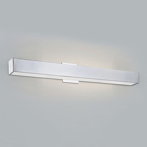 Anello LED 25 inch Chrome Wall Sconce Wall Light, Medium