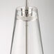 Solari LED 8 inch Polished Nickel Pendant Ceiling Light