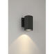 Plaza 100 LED 6.3 inch Black Outdoor Wall Mount