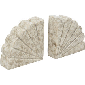 Anita Cream Bookends, Set of 2