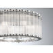 Glasbury 5 Light 17.75 inch Polished Nickel Flush Mount Ceiling Light