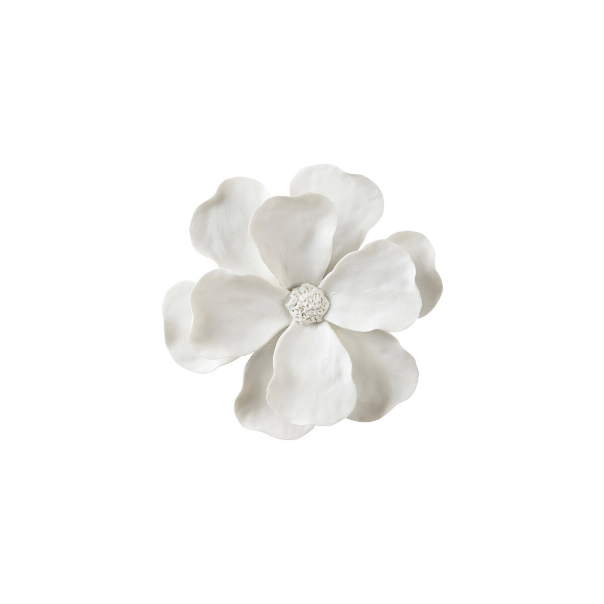 Elizabeth Wicker Matte White Decorative Object