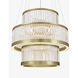 Empra LED 35.2 inch Gold Grand Chandelier Ceiling Light