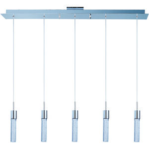 Fizz IV LED 39 inch Polished Chrome Linear Pendant Ceiling Light