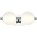 Palmas 2 Light 15 inch Polished Nickel Vanity Light Wall Light