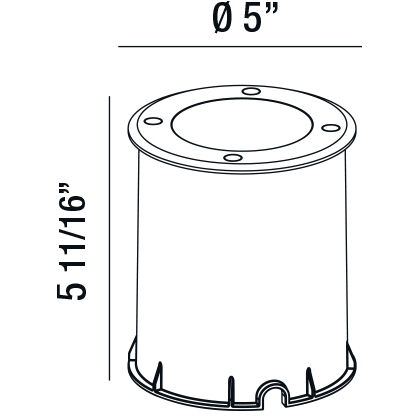 Ontario 120V 2.00 watt Stainless Steel Outdoor In Ground