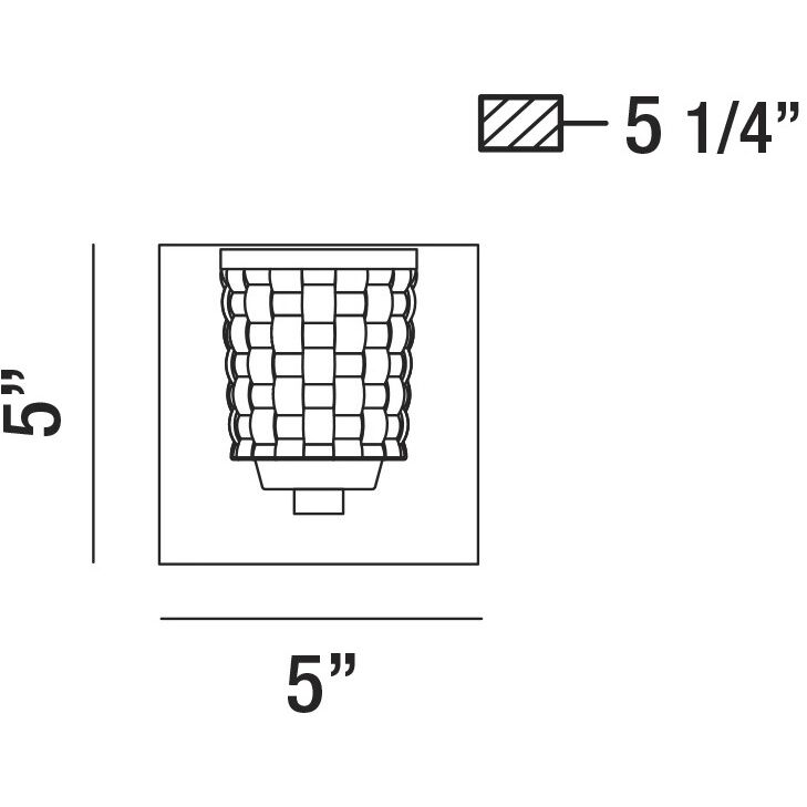 Banbury LED 5 inch Chrome Wall Sconce Wall Light