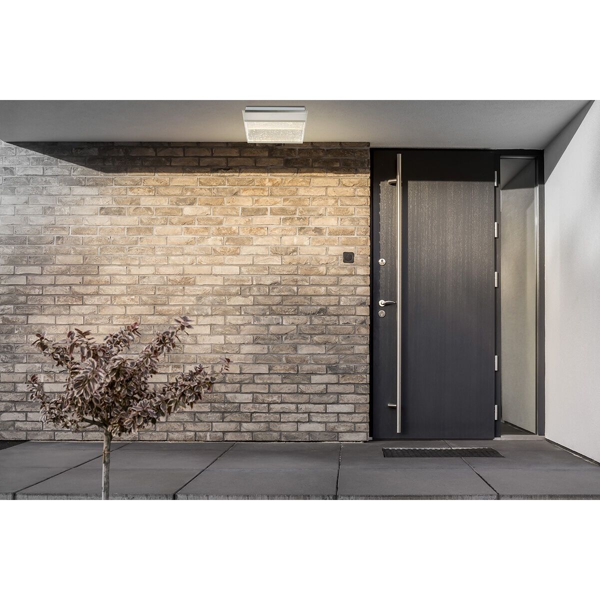 Paradiso LED 15 inch Satin Nickel Outdoor Wall Mount, Large