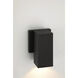 Arena 70 LED 6.3 inch Black Outdoor Wall Mount