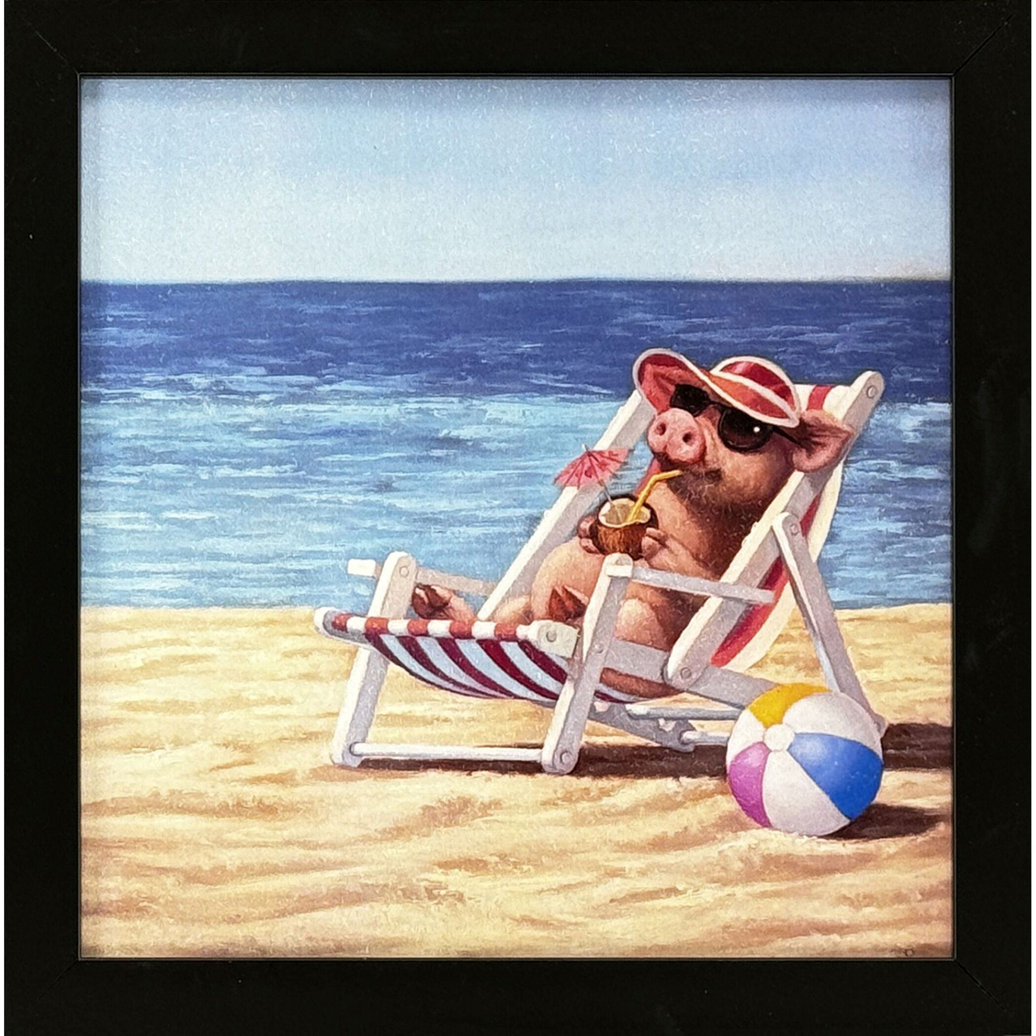 Hello Sunshine 11 X 11 inch Non-Glass Framed Art, Propac