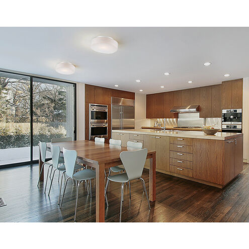 Ramata 2 Light 13 inch White Flush Mount Ceiling Light