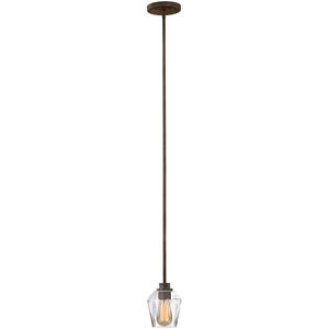 Allegheny 1 Light 6 inch Brownstone Mini Pendant Ceiling Light