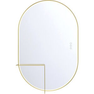 Linden 36 X 24 inch Gold Mirror