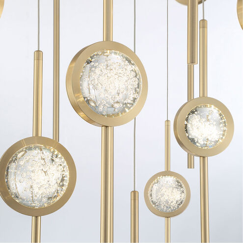 Barletta LED 32 inch Black Chandelier Ceiling Light
