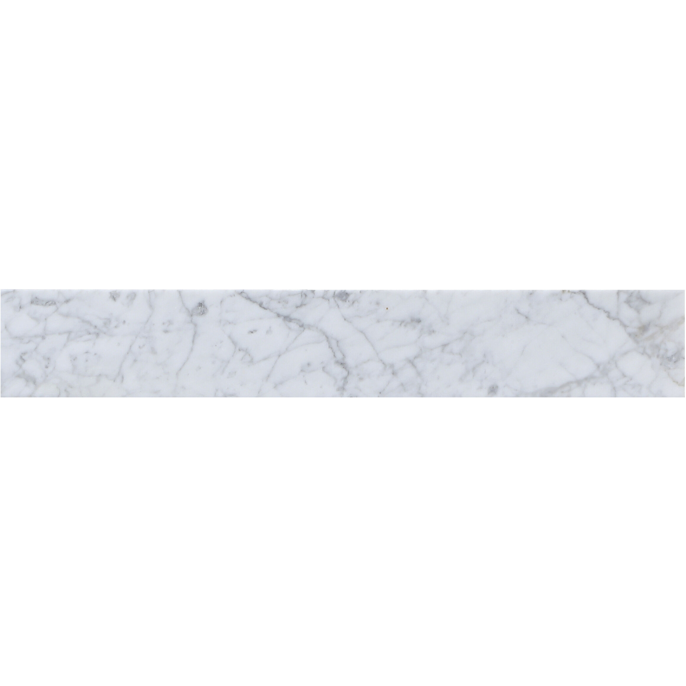 Backsplash 24 X 1 X 4 inch Carrara White Bathroom Vanity Backsplash