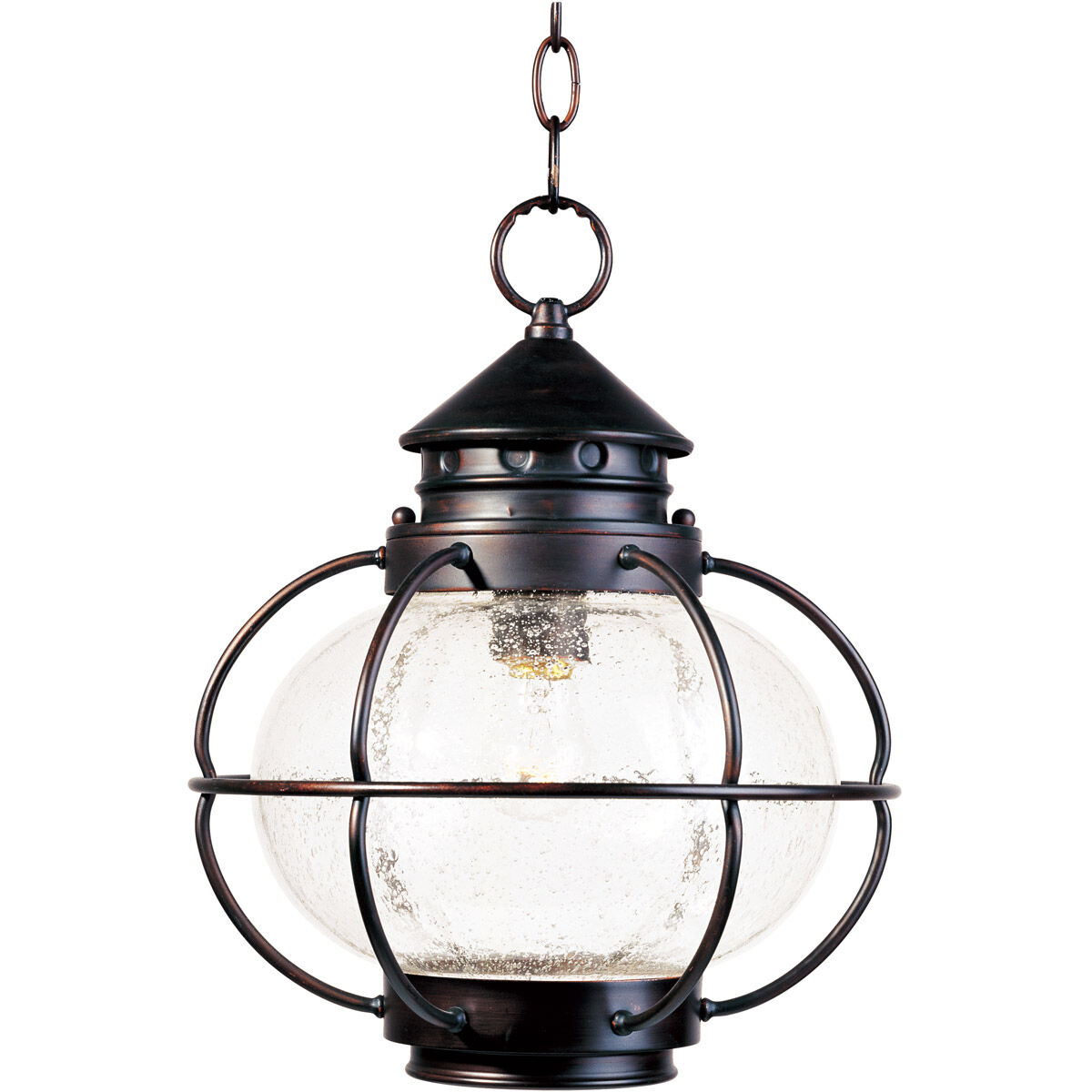 Portsmouth 1 Light 12 inch Oil Rubbed Bronze Outdoor Hanging Lantern