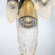 Ecrou 22 Light 39.75 inch Gold and Black Chandelier Ceiling Light