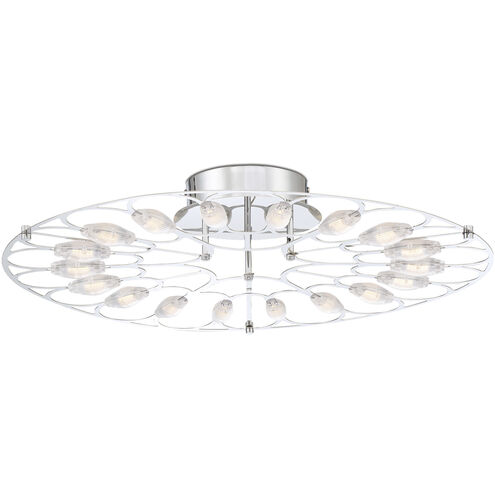 Rotolo LED Chrome Wall Sconce Wall Light, Medium