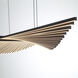 Seraph LED 15.25 inch Black Chandelier Ceiling Light