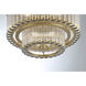 Glasbury 9 Light 23.75 inch Gold Flush Mount Ceiling Light
